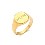 Load image into Gallery viewer, Positive Affirmation Engraved Rings