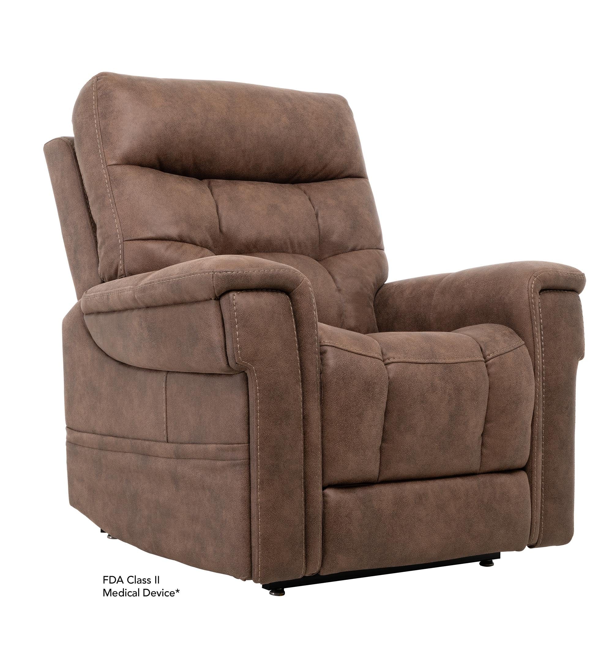 PRIDE Infinite Position Lift Chair Canyon Silt / Small (4' - 5' 3") Pride Vivalift! Radiance Lift Recliner