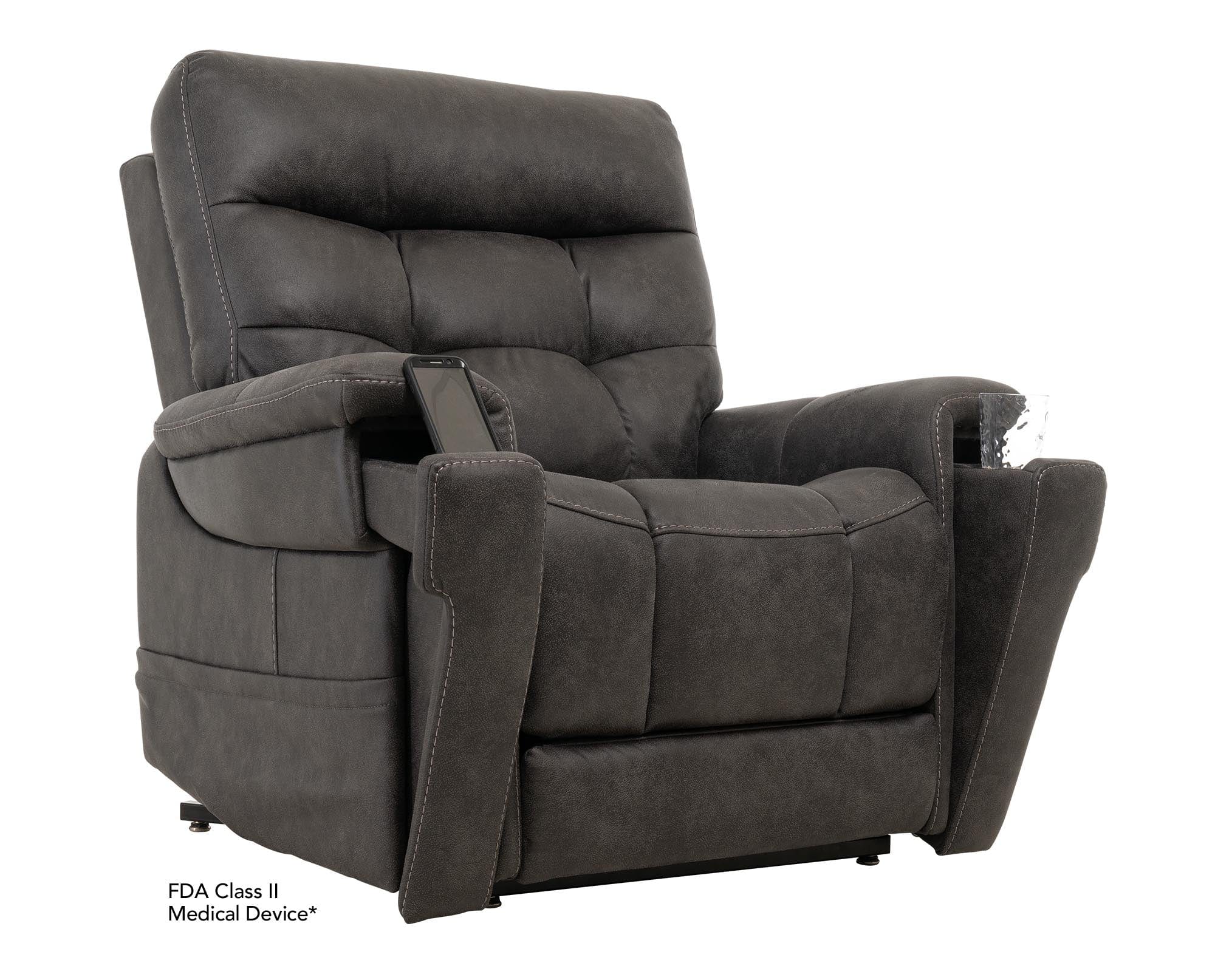 PRIDE Infinite Position Lift Chair Canyon Steel / Small (4' - 5' 3") Pride Vivalift! Radiance Lift Recliner