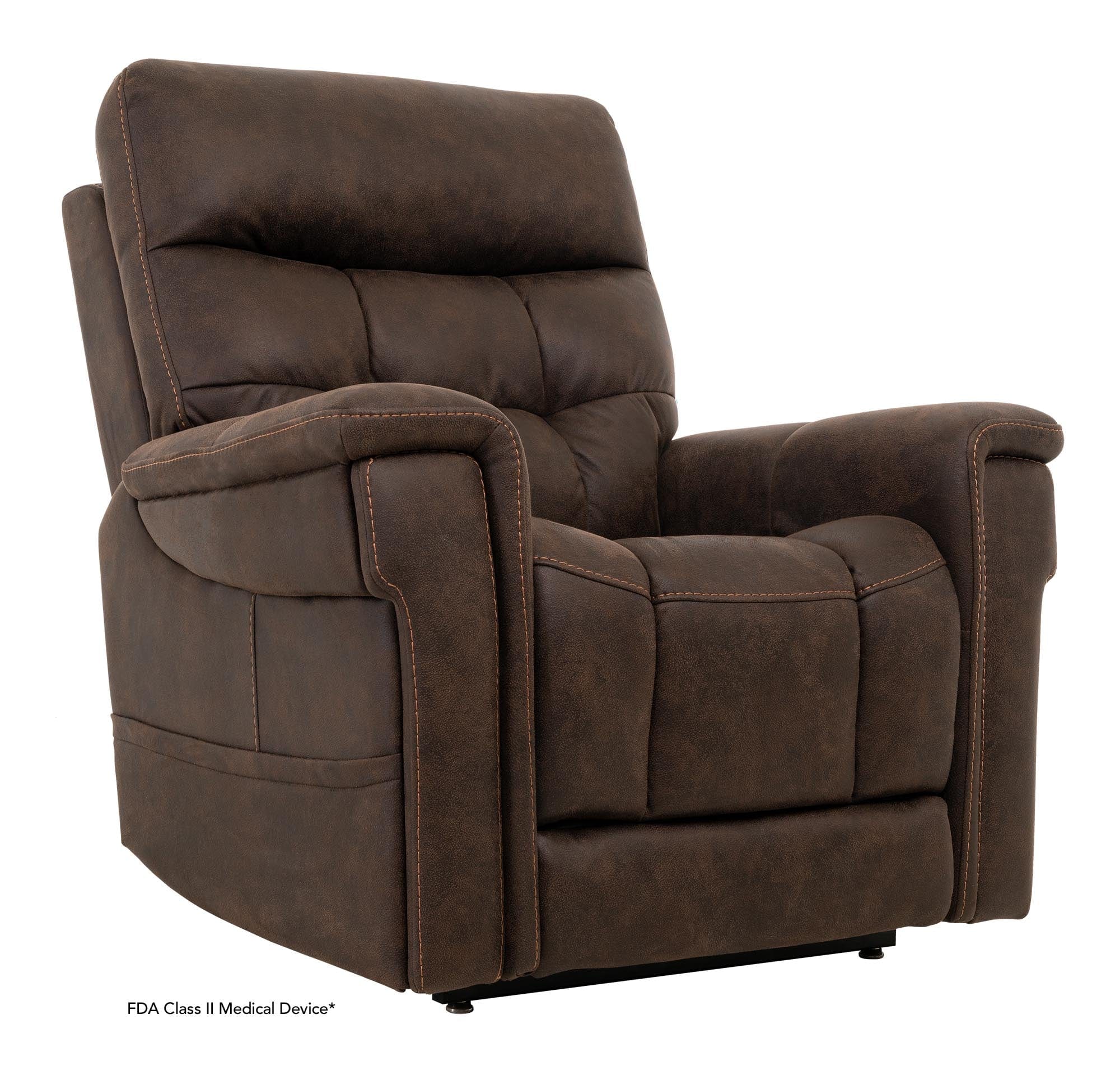 PRIDE Infinite Position Lift Chair Canyon Walnut / Small (4' - 5' 3") Pride Vivalift! Radiance Lift Recliner