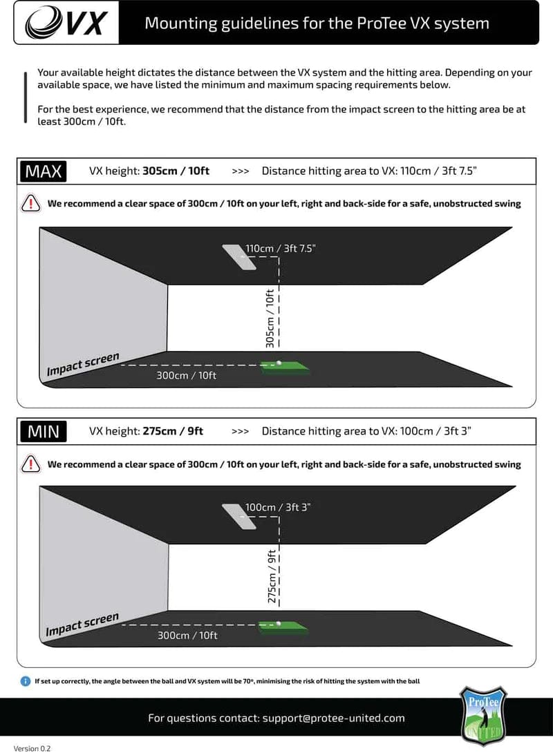 PROTEE UNITED PROTEE VX LAUNCH MONITOR