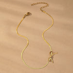 Load image into Gallery viewer, Romantic Dainty Bow Necklace
