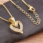 Load image into Gallery viewer, Romantic Diamond Heart Pendant Necklace