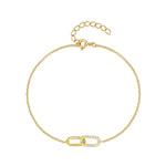 Load image into Gallery viewer, S925 Forever Linked Diamond Contrast Bracelet
