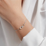 Load image into Gallery viewer, S925 Forever Linked Diamond Contrast Bracelet