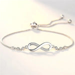 Load image into Gallery viewer, S925 Infinity Diamond Love Bracelet