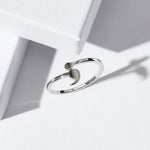Load image into Gallery viewer, Sleek Semicolon-Resilience Ring