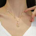 Load image into Gallery viewer, Shimmering Floral Diamond Necklace and Earrings
