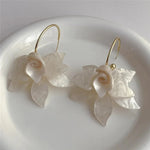 Load image into Gallery viewer, Statement Floral Hoop Earrings