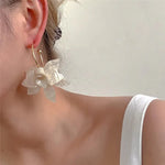 Load image into Gallery viewer, Statement Floral Hoop Earrings