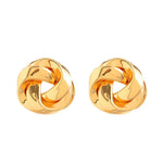 Load image into Gallery viewer, Statement Pretzel Spiral Twist Earrings