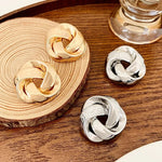 Load image into Gallery viewer, Statement Pretzel Spiral Twist Earrings