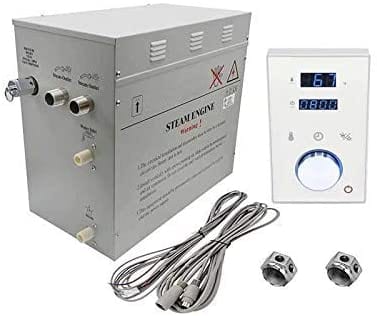 STEAM PLANET Steam Generators Steam Planet Superior Steam Shower Generator 12kW DeLuxe System, Self Draining White Keypad- SPSSSG12DSSDWK