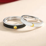 Load image into Gallery viewer, Sun & Moon Matching Couples Rings
