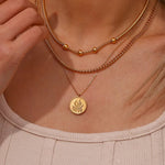 Load image into Gallery viewer, Thick Snake Chain Beaded Necklace and Bracelet
