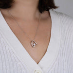 Load image into Gallery viewer, Dainty Diamond Symbolic Love Heart Necklace