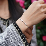 Load image into Gallery viewer, Twisted Name & Date Couples Bracelets