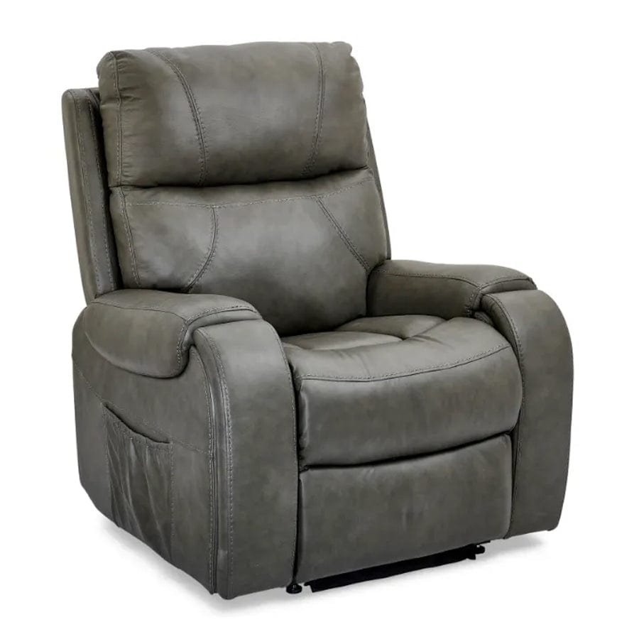 ULTRACOMFORT 3-Position Lift Chair Leather Anthracite UltraCozy UC671 by UltraComfortMedium Zero Gravity Power Recliner