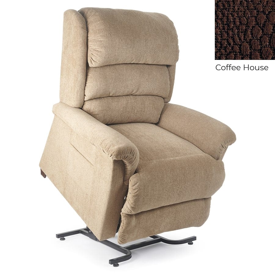 ULTRACOMFORT 3-Position Lift Chair Srumptious CoffeeHouse UltraComfort UC549-L Large Mira 1 Zone Simple Comfort 3 Position Lift Chair