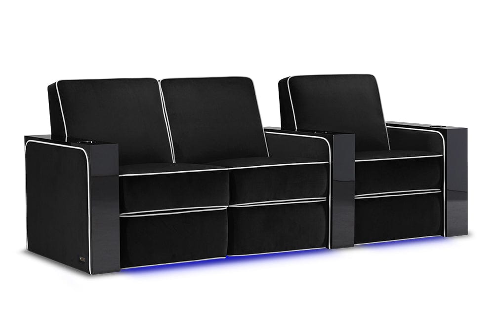 Valencia Home Theater Seating Home Theater Seating Parisian Velour Home Theater Seating with Cup Holder & USB Port