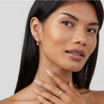 Load image into Gallery viewer, Yarina Teardrop Crystal Earrings