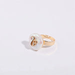 Load image into Gallery viewer, Zodiac Sign Large Pearl Statement Ring