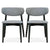 Elegant Grey Fabric Dining Chairs for Dining Spaces