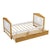 Twin Safety Bed For Toddlers with Fence Guardrails & Storage Drawers