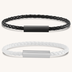 Load image into Gallery viewer, Magnetic Leather Couples Bracelets Set
