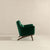 Luxury Dark Green Velvet Armchair for Stylish Living Spaces