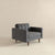 Elegant Grey Velvet Lounge Chair for Stylish Living Spaces