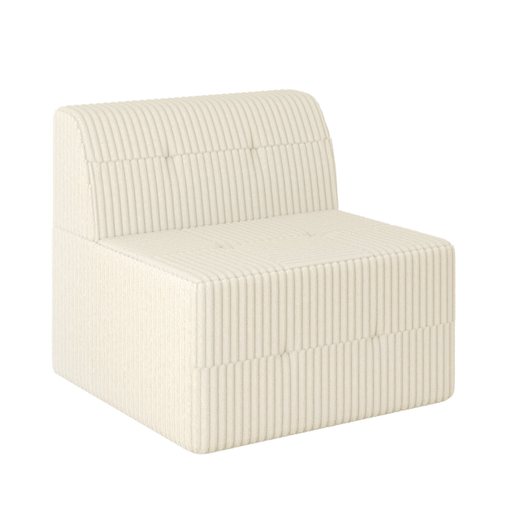 U Shape Modular Sectional Sofa with Plush Terrycloth Fabric and Versatile Design for Comfortable Living Spaces In Beige