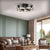 Aestin's Modern Green Flush Mount Ceiling Fan with Lights