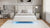 Modern Full-Size Floating Velvet Platform Bed With LED Lighting & Winged Back