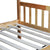 Twin Over Twin Rubberwood Bunk Bed with Trundle, Convertible Design in Natural Tones