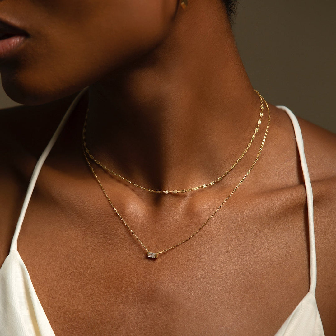 Amere Baguette Necklace