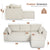 L-Shape Modular Sectional Sofa With Full-Foam Structure and Premium Corduroy Upholstery for Flexible Living Spaces In Beige