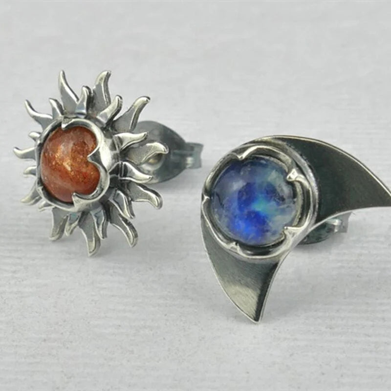 Elegant Moon Drop Earrings