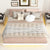 White King Size Floating Bed with LED Lighting