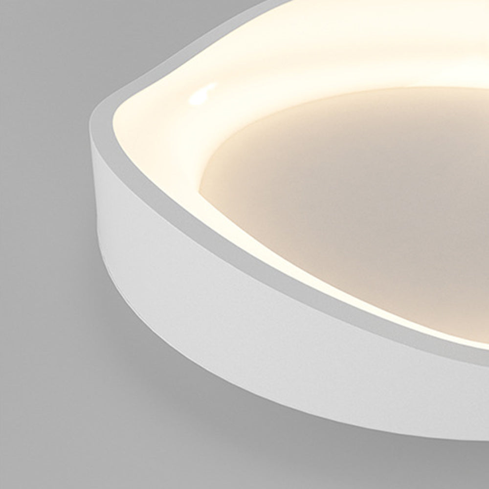 Contemporary Wave Flush Mount Ceiling Light