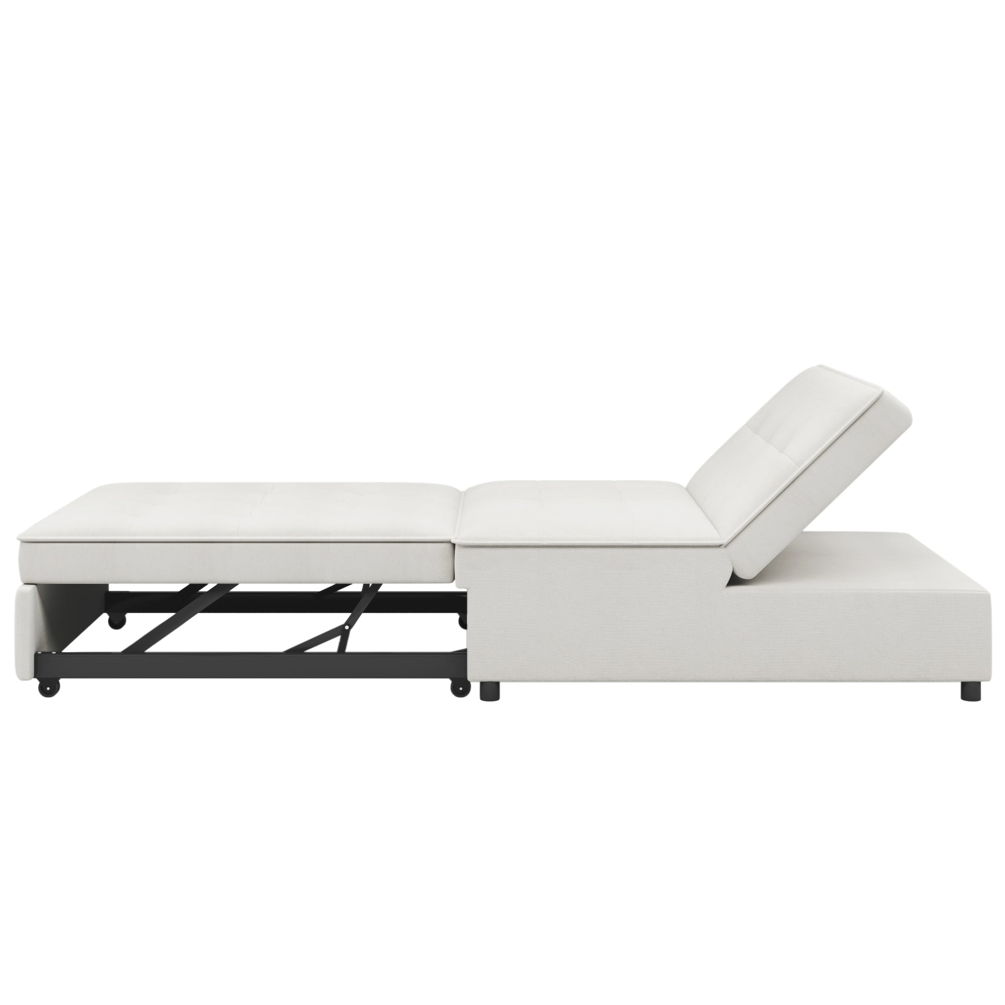 Offwhite 4-in-1 Sofa Bed Chair