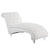 White Teddy Velvet Tufted Armless Chaise Lounge