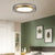 Gold Round Flush Mount Ceiling Light