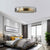 Gold Round Flush Mount Ceiling Light