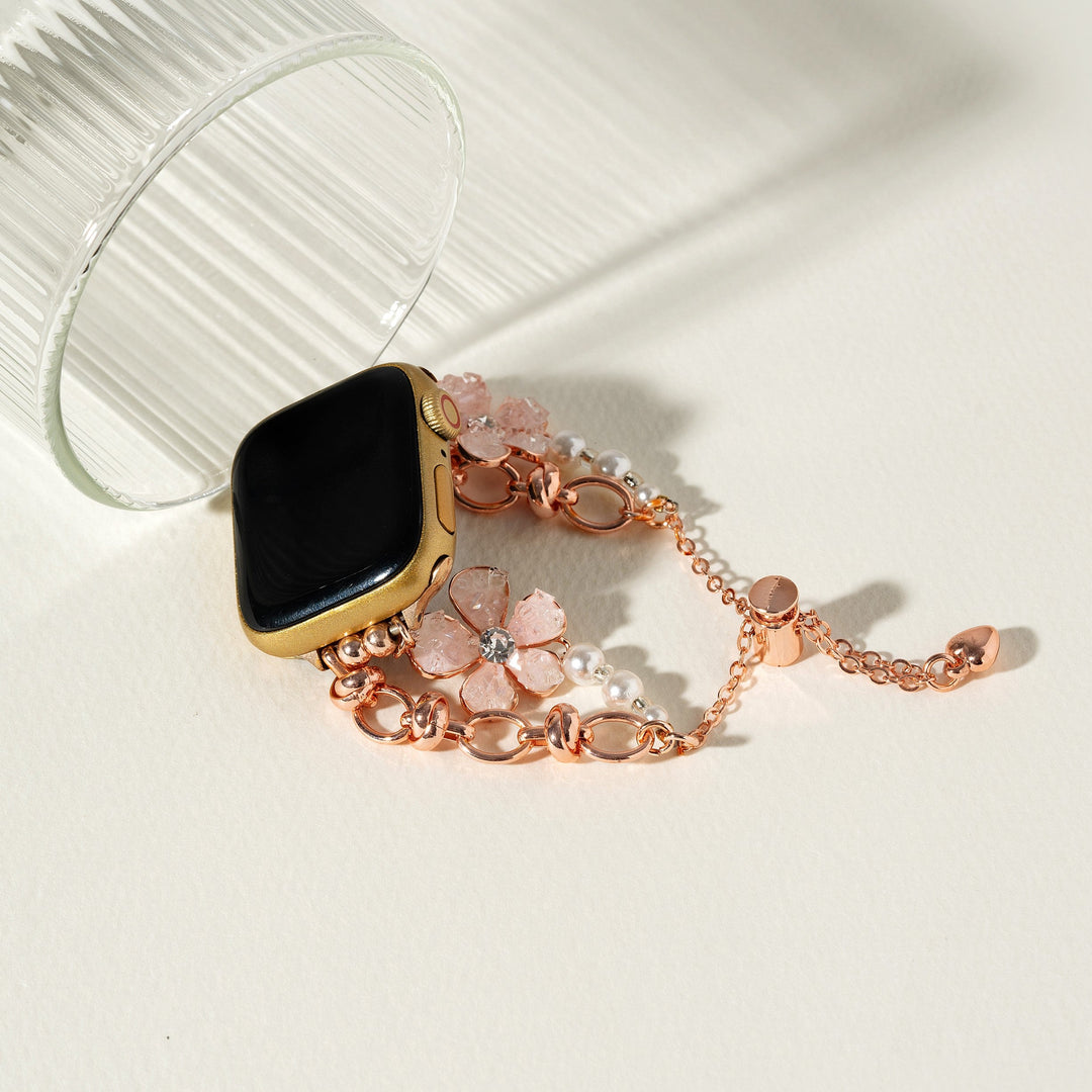 Stylish Floral Apple Watch Bands for Women