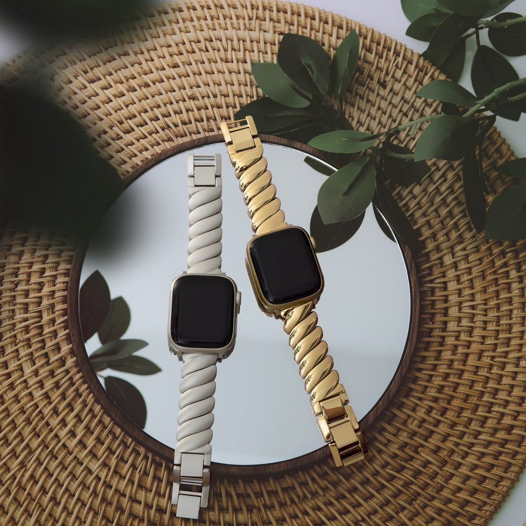 Dazzling Stainless Steel Apple Watch Bands for Women
