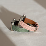 Load image into Gallery viewer, Bold Leather Quilted Apple Watch Bands for Women
