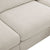 Spacious Beige Sectional Sofa with Adjustable Footrest and Deep Cushions