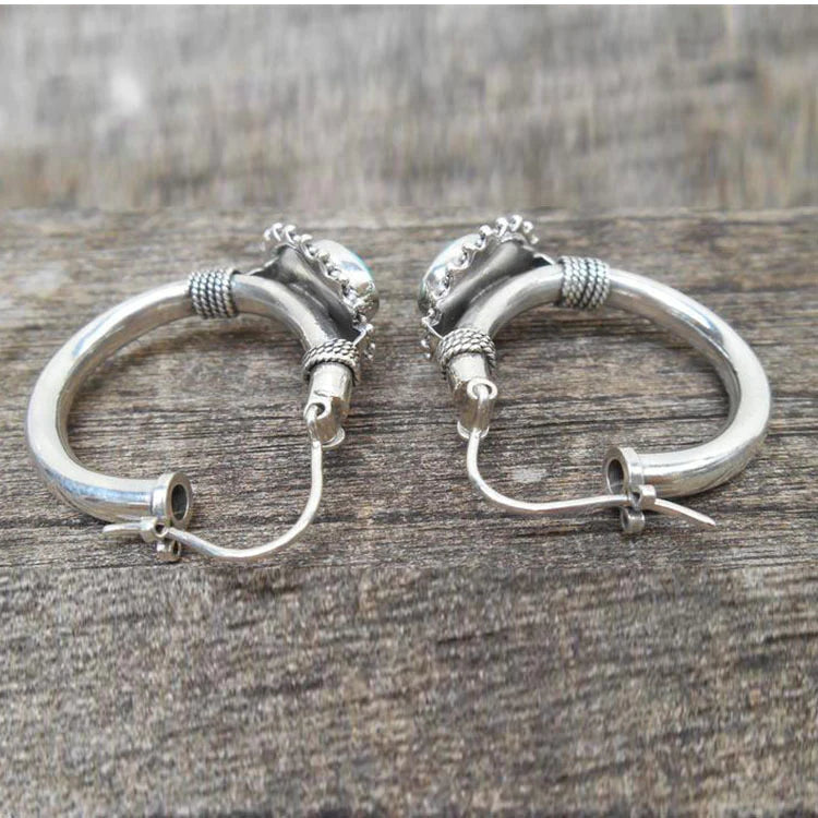 Romantic Turquoise Vintage Earrings