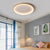 Wood and Acrylic Flush Mount Ceiling Light